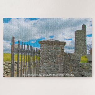 Puzzle La Torre de Old Kilcullen. Saludos de Navidad
