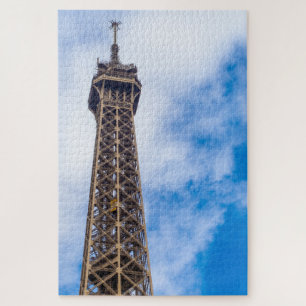 Puzzle La Torre Eiffel en las nubes de París, Francia