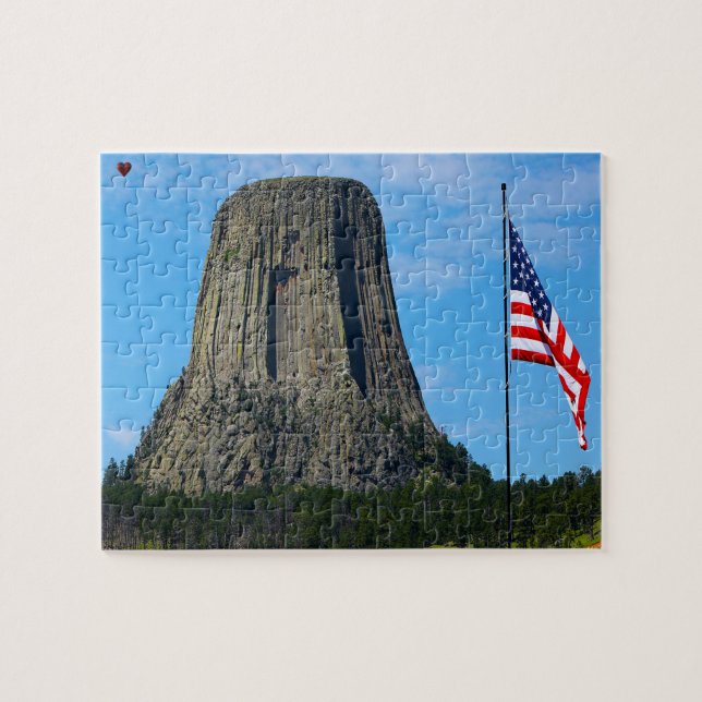 Puzzle La Torre Wyoming del Diablo (Horizontal)