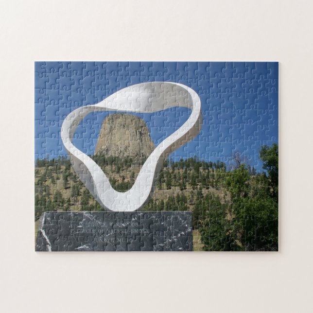 Puzzle La Torre Wyoming del Diablo. (Horizontal)