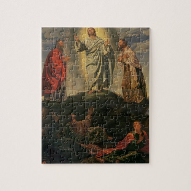 Puzzle La transfiguración, c.1527-33 (aceite en el panel) (Vertical)