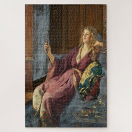 Puzzle La traviesa pequeña Minx (por John Collier)