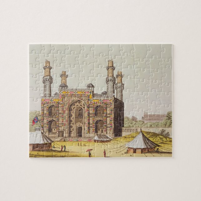 Puzzle La tumba del emperador Akbar de Mughal, de 'Le (Horizontal)