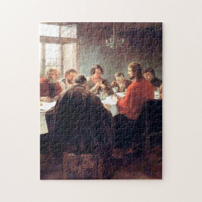 Puzzle La Última Cena De Fritz Von Uhde 1886 (Vertical)