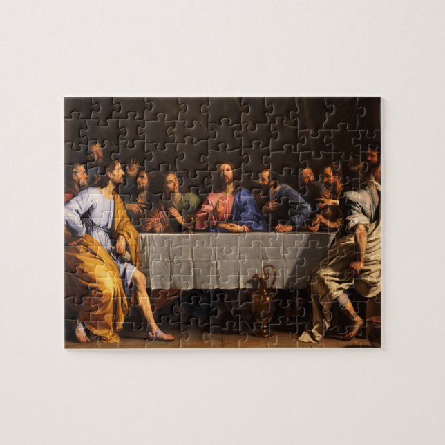 Puzzle La última cena de Philippe de Champaigne (1648) (Horizontal)