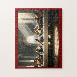 Puzzle La última cena, Jesús y apóstoles, arte religioso