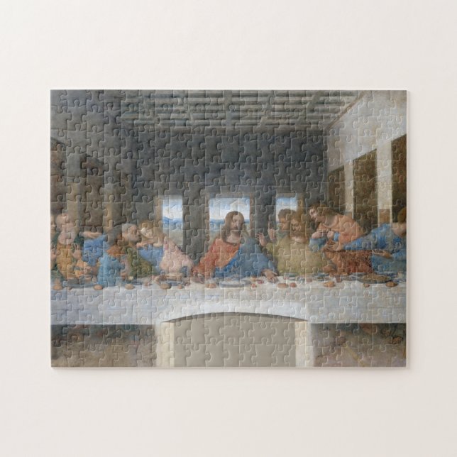 Puzzle La última cena, Leonardo da Vinci, 1495-1498 (Horizontal)