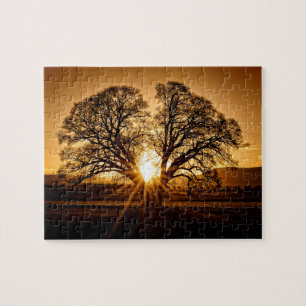 Puzzle La última ráfaga del atardecer - 8x10 - 110 pcs.