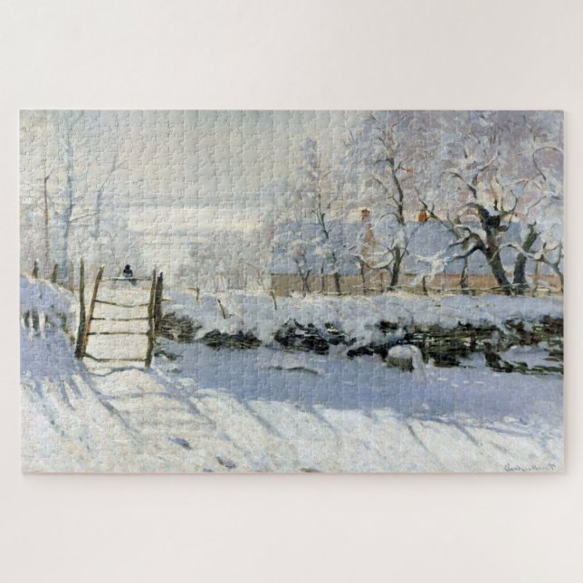 Puzzle La urraca, Monet (Horizontal)
