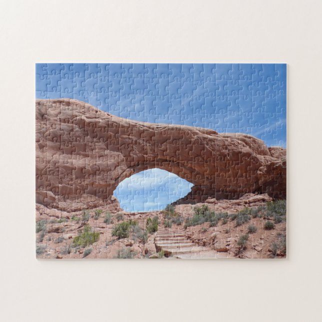 Puzzle La ventana del norte arquea el parque nacional (Horizontal)