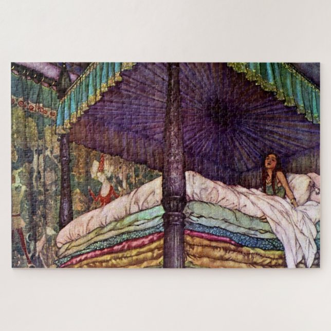 Puzzle "La verdadera princesa" de Edmund Dulac (Horizontal)