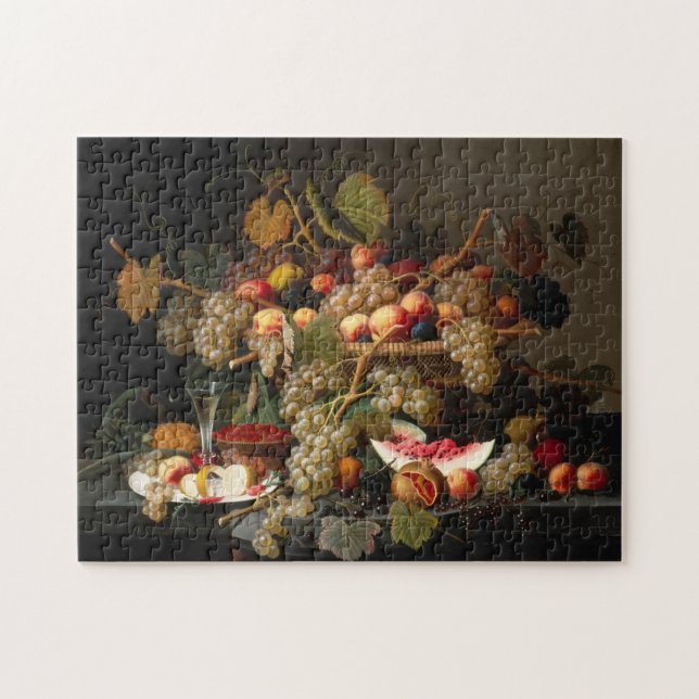 Puzzle La vida con la pintura de la fruta (Horizontal)