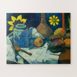 Puzzle La vida con tetera y fruta, Paul Gauguin
