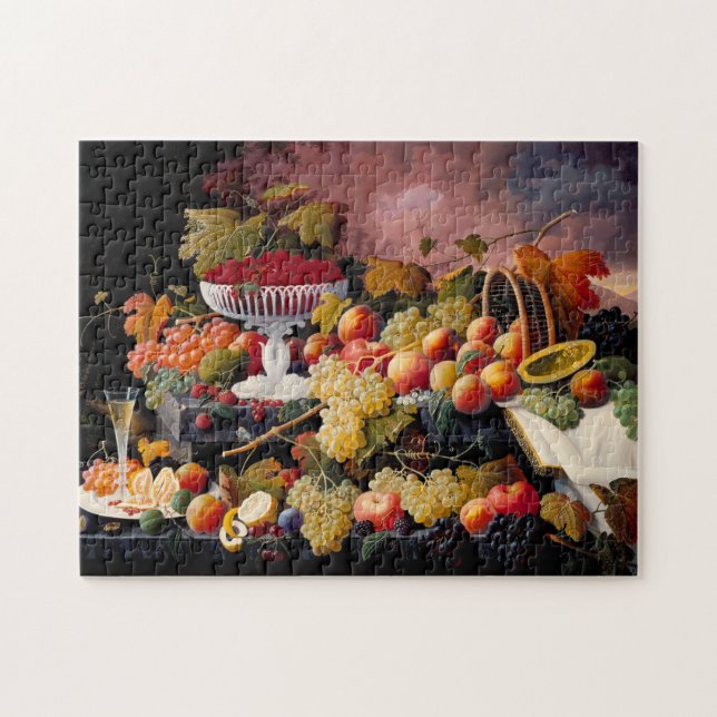 Puzzle La vida de las frutas en un paisaje (Horizontal)