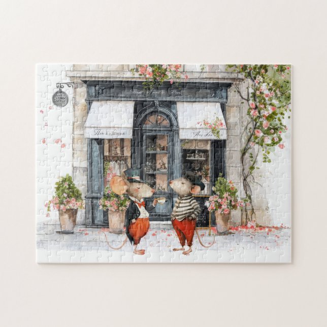 Puzzle La vida en Mice Town - Charlas de café (Horizontal)