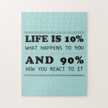La vida es 10% lo que te pasa Frase motivacional