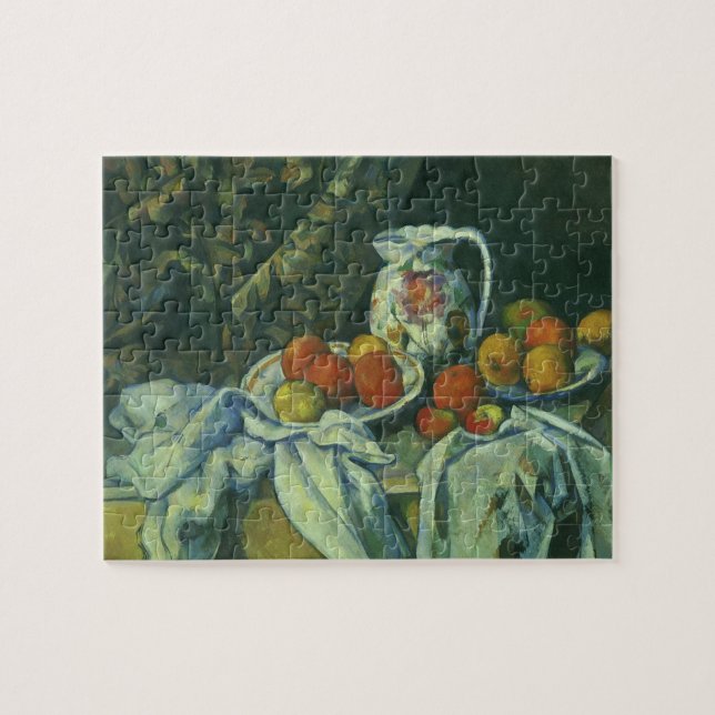 Puzzle La vida, la cortina y la cocina de Paul Cezanne (Horizontal)