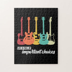 Puzzle La vida retro vintage está llena de opciones impor