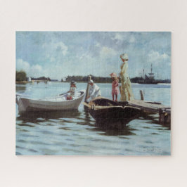 Puzzle La vida veraniega en los isleños (por Albert Edelf
