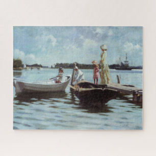 Puzzle La vida veraniega en los isleños (por Albert Edelf
