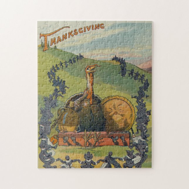 Puzzle La vieja celebración del Día de Acción de Gracias  (Vertical)