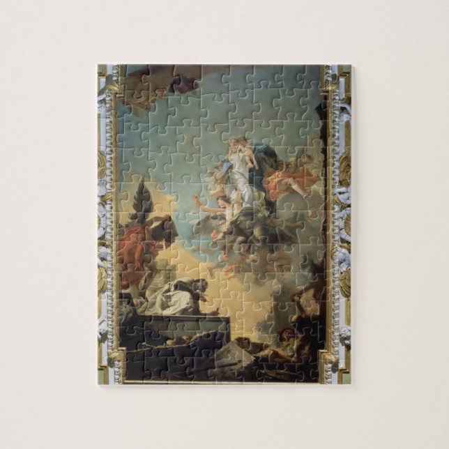 Puzzle La Virgen de Carmel que da el omóplato al Ble (Vertical)