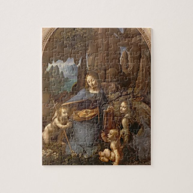 Puzzle La Virgen de las rocas (Vertical)