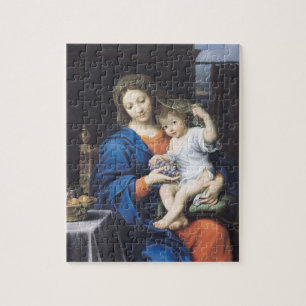 Puzzle La Virgen de las uvas, 1640-50