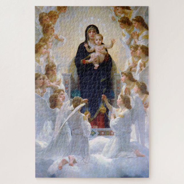 Puzzle La Virgen de los Ángeles, Bouguereau (Vertical)