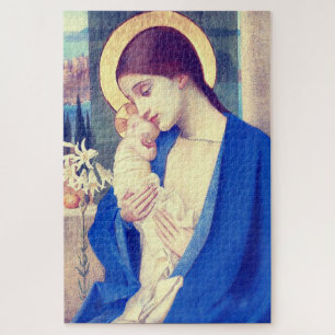 Puzzle La Virgen María y el Niño Jesús Gracia del Renacim