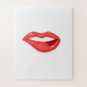 Puzzle Labios de mujer