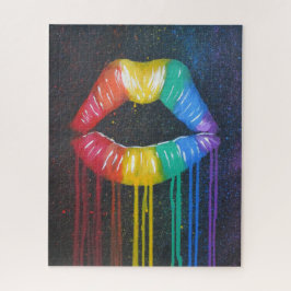 Puzzle Labios del arco iris