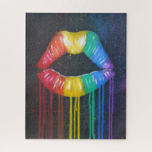 Puzzle Labios del arco iris