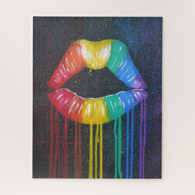 Puzzle Labios del arco iris (Vertical)