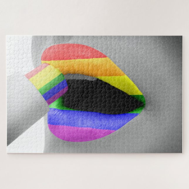 Puzzle Labios del arcoiris (Horizontal)