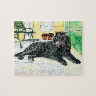 Puzzle Labradoodle negro