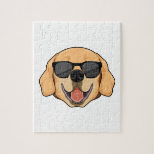 Puzzle Labrador con gafas de sol