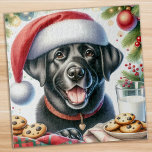 Puzzle Labrador recuperador perro de Santa Cookies Navida<br><div class="desc">¿Busca una actividad divertida y atractiva para compartir con su familia esta temporada de vacaciones? No busque más y venga a nuestra colección de rompecabezas con los juguetones Labrador Retrievers! Como amante de los perros, adorarás la variedad de diseños que ofrecemos, incluyendo cachorros adorables y adorables, adorables Labs amarillas, chocolate...</div>