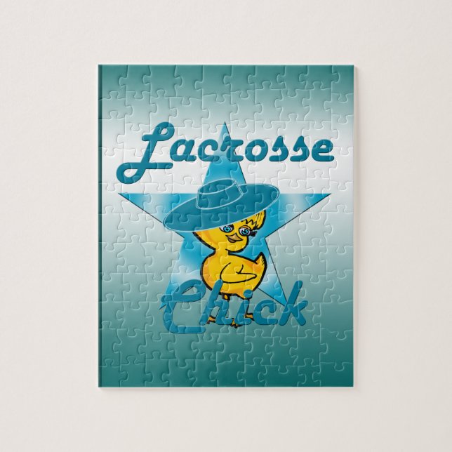 Puzzle Lacrosse Chick #7 (Vertical)