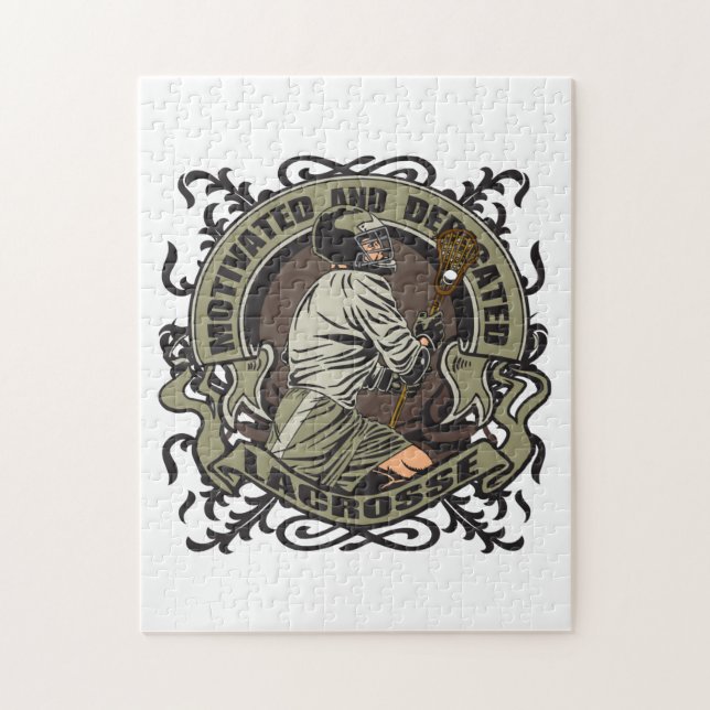 Puzzle LaCrosse motivado (Vertical)