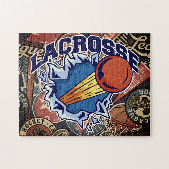 Puzzle Lacrosse Wild (Horizontal)