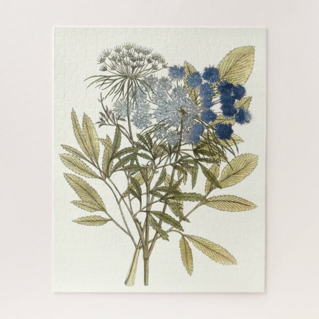 Puzzle Lacy Leaves - Flores y vegetación (Vertical)