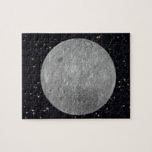 Puzzle Lado oscuro o lejano del cielo estrellado lunar