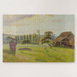 Puzzle Ladrillera en Éragny (1888) de Camille Pissarro