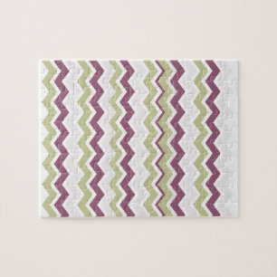 Puzzle Ladrillo Chevron monogramado