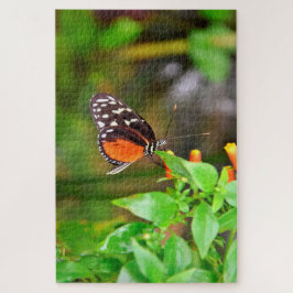 Puzzle Lady Butterfly pintada.
