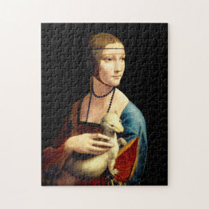 Puzzle Lady con un Ermine de Leonardo Da Vinci