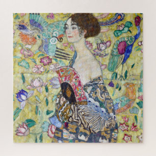Puzzle Lady con un fanático, Gustav Klimt