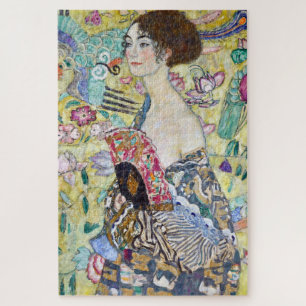 Puzzle Lady con un fanático, Gustav Klimt