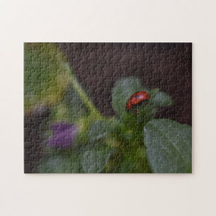 Puzzle Ladybug en Flores